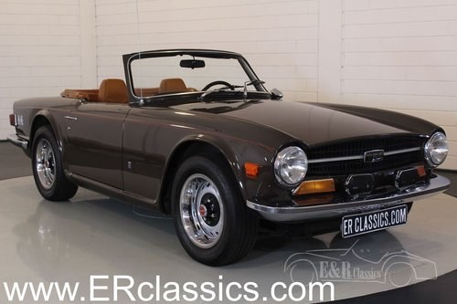 Triumph TR6 cabriolet 1972 unique history, matching numbers For Sale