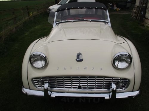 1961 TR3A - Barons Tuesday 5th June 2018 For Sale by Auction