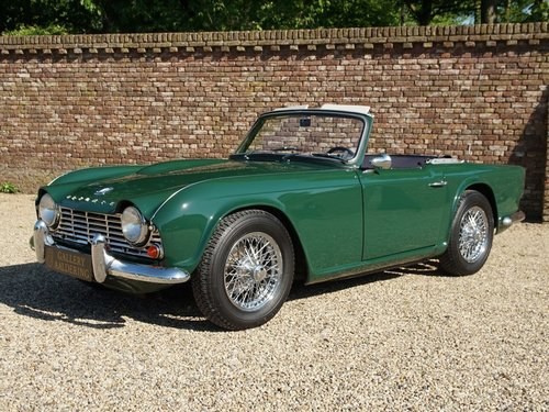 1963 Triumph TR4 Overdrive only 13.000 miles after rebuild engine For Sale