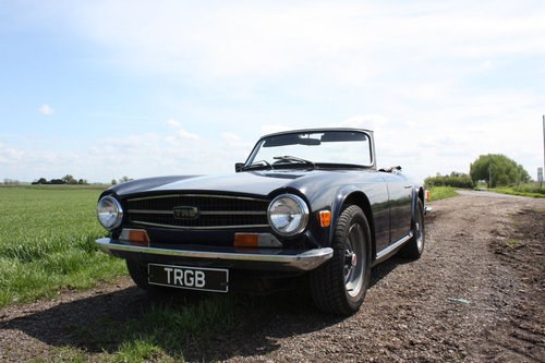 TR6 1972 UK CAR WITH OVERDRIVE SOLD