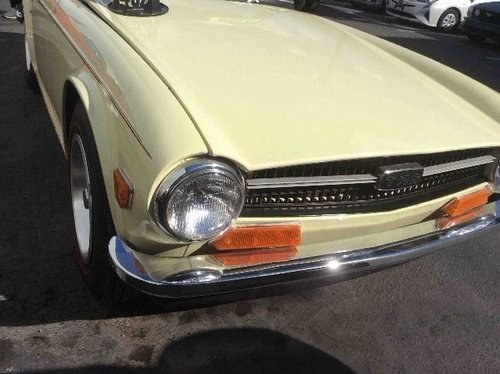 1970 lovely  tr6 lhd rust free  uk registered  For Sale