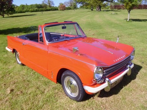 1971 Triumph Herald 13/60 convertible 43000 miles from new SOLD