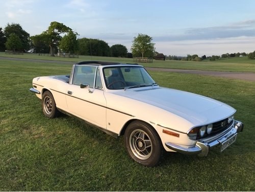 Triumph Stag Registered 1973 For Sale