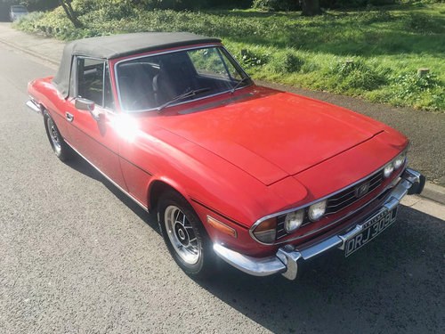 1972 Triumph Stag: 26 May 2018 For Sale by Auction