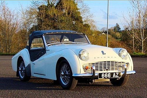 1960 TRIUMPH TR3A JUST 3 OWNERS FROM NEW - LOVELY CAR - POSS PX In vendita