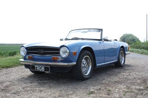 TR6 1973 VERY EARLY CR SERIES CAR. VERKAUFT
