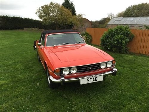 1976 Triumph Stag Mk11 Manual in Red. For Sale
