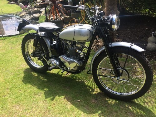 1951 Triumph Trophy TR5 famous competition rider/owner from new For Sale