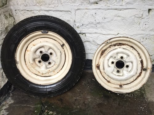 Triumph Herald / Spitfire Wheels for sale SOLD