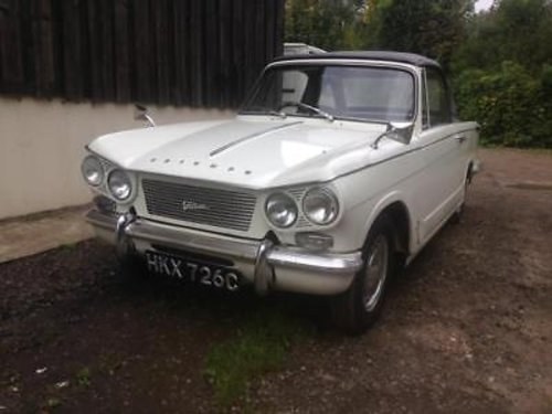 1965 Triumph Vitesse 6 Genuine Factory Convertible - Lovely Car For Sale