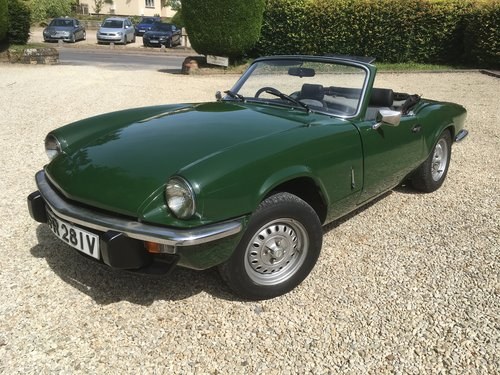 1979 Triumph spitfire 1500 in brooklands green SOLD