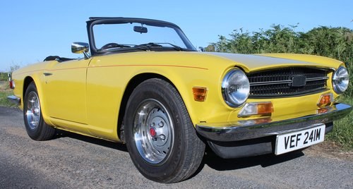 1973 Triumph TR6 With Stromburg Carburetors Beautiful VENDIDO