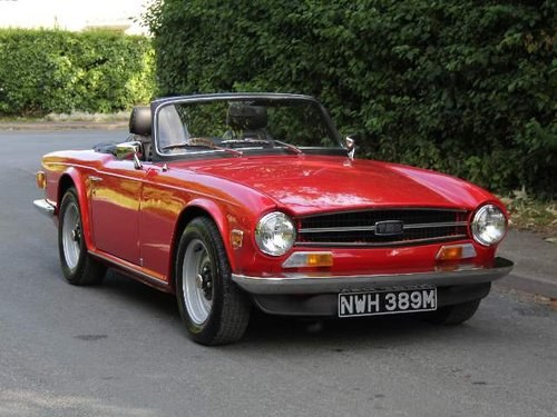 1973 Triumph TR6 PI - UK car, Overdrive VENDUTO