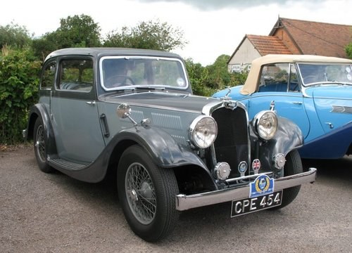 1935 Triumph Gloria 10.8 hp Two Door Coupe For Sale