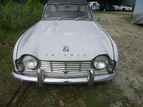 1962 Triumph TR4 Roadster to Restore - Free Shippring For Sale