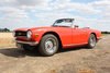 TR6 1973 ORIGINAL UK FUEL INJECTED RHD CAR WITH OVERDRIVE PI SOLD