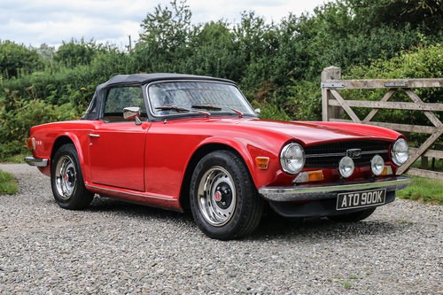 1972 Triumph TR6 CP (150 BHP) with O/D  £18,000 - £22,000 For Sale by Auction
