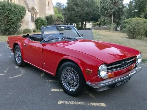 1972 Triumph TR6 at ACA 25th August 2018 For Sale