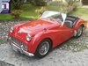 1958 TRIUMPH TR3A  TOTALLY RESTORED FROM THE CHASSIS In vendita