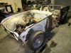 1967 Triumph TR4a RHD rolling chassis and shell. V.Rare In vendita