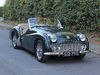 1960 Triumph TR3A UK car, original numbers and colour. 1st class SOLD