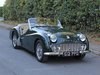 1960 Triumph TR3A UK car, original numbers and colour. 1st class VENDUTO