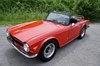 Triumph TR6 1971 LHD Red SOLD