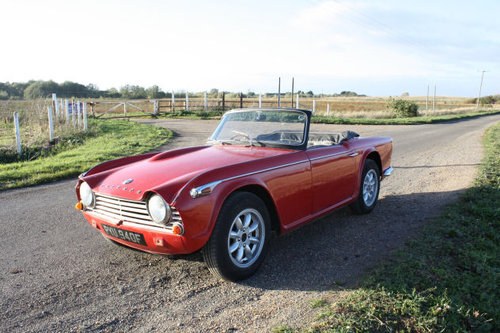 TR4A 1968 WITH OVERDRIVE SÅLD