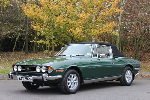 1975 TRIUMPH STAG - MANUAL / OVERDRIVE -'SOLD' SIMILAR REQUIRED SOLD