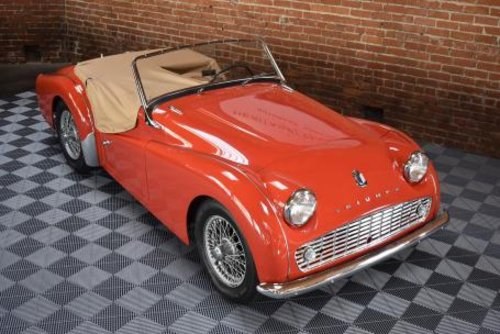 1959 Triumph TR-3 Roadster Convertible LHD Restored Red $34.5k For Sale