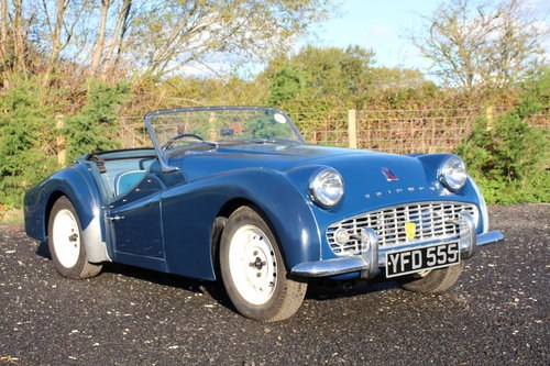 Triumph TR3A 1959 Original RHD Model SOLD