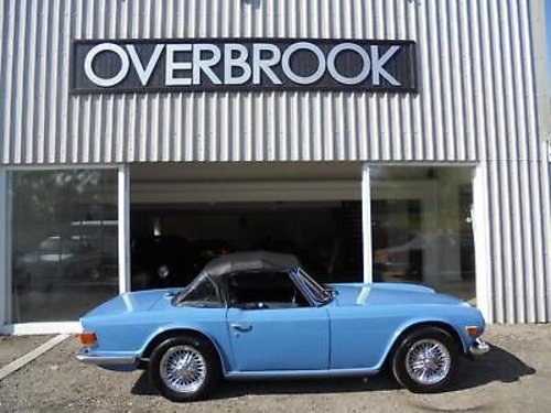 1973 Triumph TR6 VERY NICE EXAMPLE IN FRENCH BLUE  For Sale