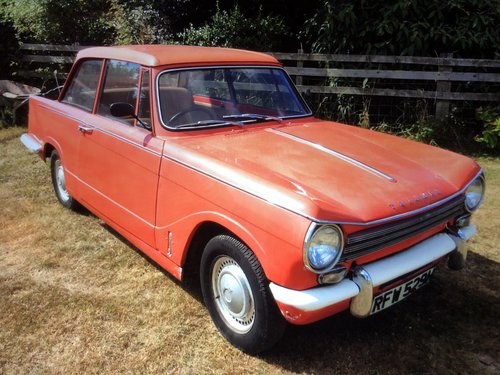 1970 Triumph Herald saloon red - drives great! SOLD