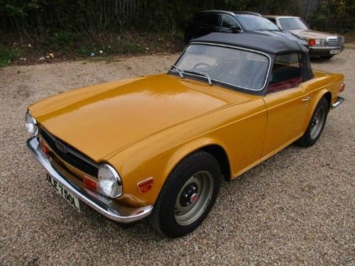 TRIUMPH TR6 1972 TWO OWNERS 38400 MILES For Sale