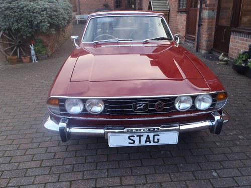 Triumph Stag Mk11 Auto in Carmine Red. Kaufen Bei