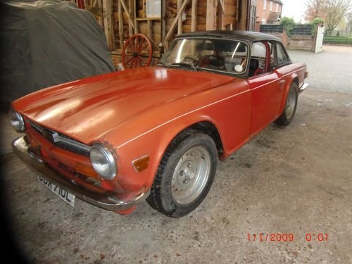 1973 TR6 2.5 PI Conv - Barons Sandown Pk Tues 11th December 2018 For Sale by Auction