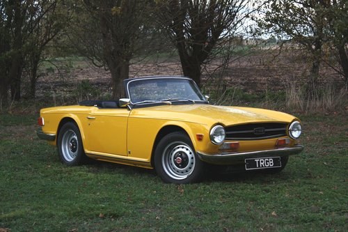 TR6 1972 RESTORED TO EXCEPTIONAL STANDARD SÅLD