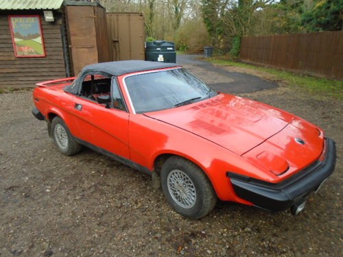 1980 TR7 CONVERTIBLE FOR RESTORATION, RUNS WELL! For Sale