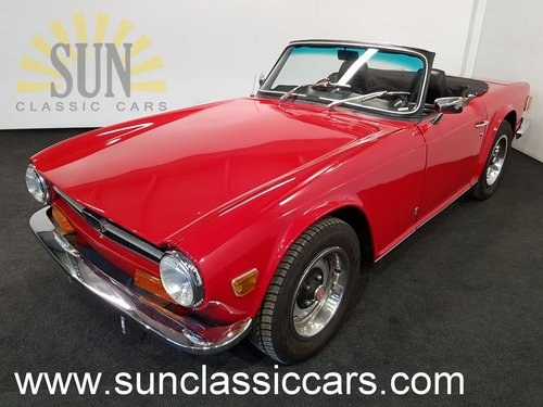 Triumph TR6 cabriolet 1970, Signal Red For Sale