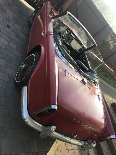 1963 TR4 in need of restoration VERKAUFT