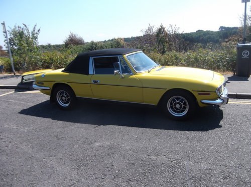 1973 Stag with Low Mileage and Interesting History For Sale