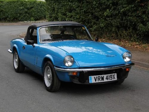 1981 Triumph Spitfire 1500 - Overdrive - Beautifully Restored For Sale