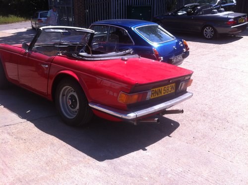 1975 TR6 sports roadster For Sale