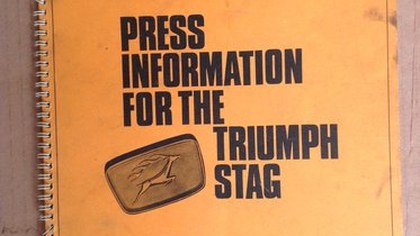 Triumph Stag Press Information 1970 
