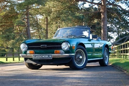 1969 Triumph TR6 with factory hardtop SOLD