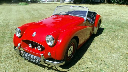 1954 TRIUMPH TR2 SPORTS ROADSTER CONV Small Mouth, Long Door SOLD