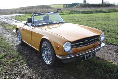 TR6 1972 ORIGINAL UK FUEL INJECTED CAR WITH OVERDRIVE IN SAF VENDUTO