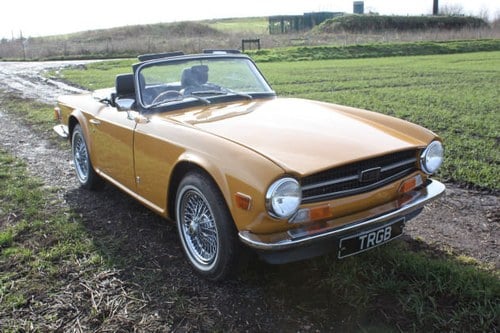 TR6 1972 ORIGINAL UK FUEL INJECTED CAR WITH OVERDRIVE IN SAF SÅLD