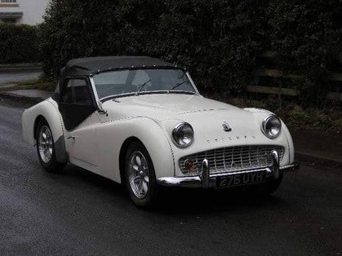 1962 Triumph TR3A, £9K recently spent SOLD