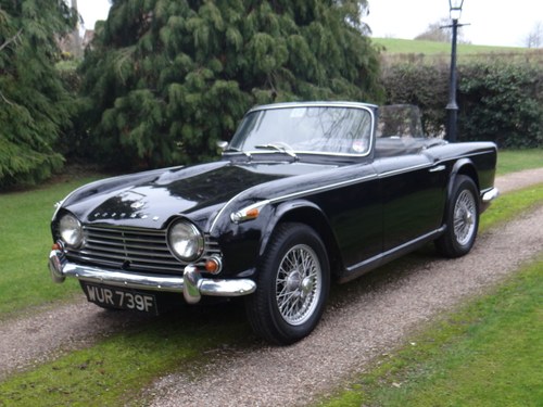 1967 Triumph TR4A IRS with overdrive For Sale by Auction